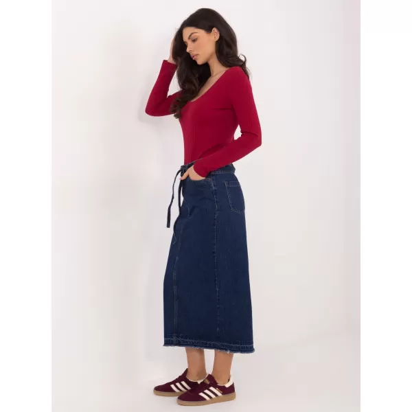  Dámska sukňa SUBLEVEL D80030BI50248D300 NAVY 
