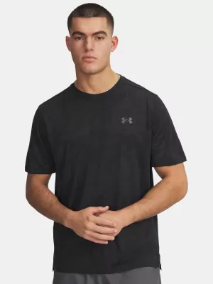Pánske tričko UNDER ARMOUR TECH VENT JCQRD SS 1390047-001 ČIERNA