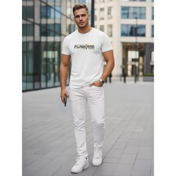  Pánske tričko DSTREET NX0145R-WH BIELA 