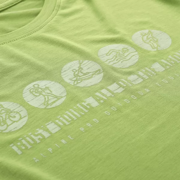  Dámske funkčné tričko ALPINE PRO LYORA PERIDOT VARIANT PA 