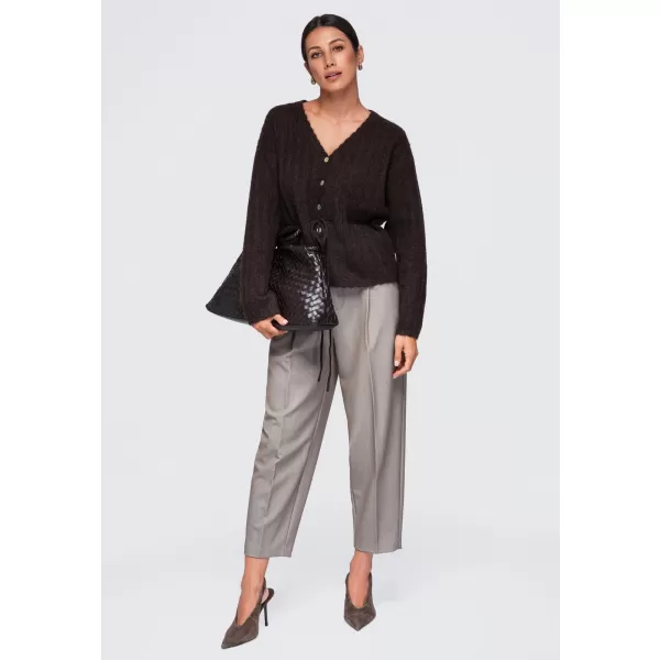  Dámsky sveter OMBRE OW-SW-E0012 BROWN 