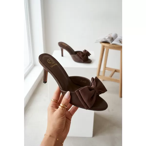  Dámske šľapky BOTO LOLA5316 BROWN 