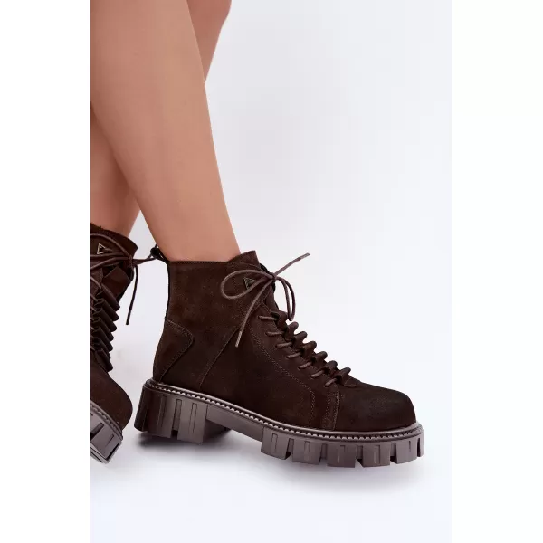 Dámske topánky D&A JC62-1045 BROWN 