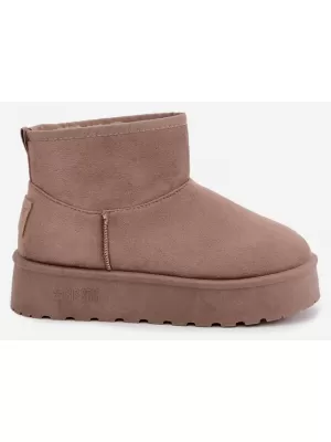Dámske snehule BIG STAR SHOES UU274224 BEIGE