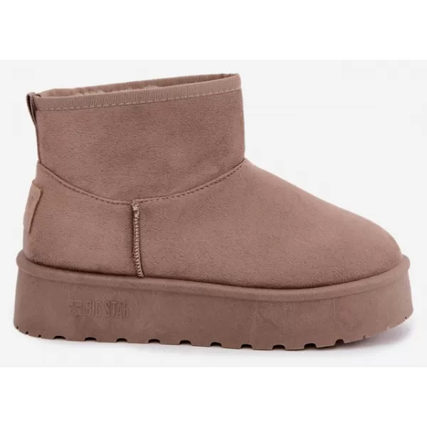  Dámske snehule BIG STAR SHOES UU274224 BEIGE 