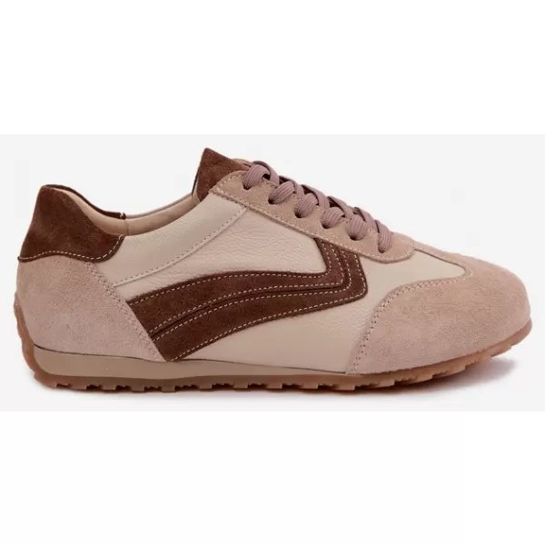  Dámske tenisky ZAZOO N1400/ BROWN 