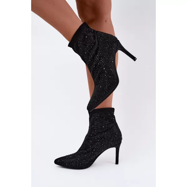  Dámske topánky S.BARSKI HY62-8138 BLACK 