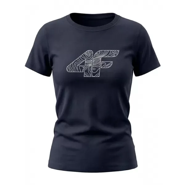  Dámske tričko 4F WMM00TTSHF3309 NAVY 