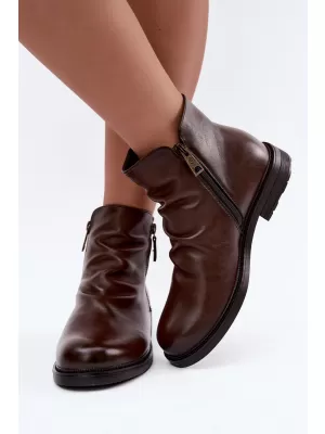 Dámske čižmy VINCEZA 58683 BROWN