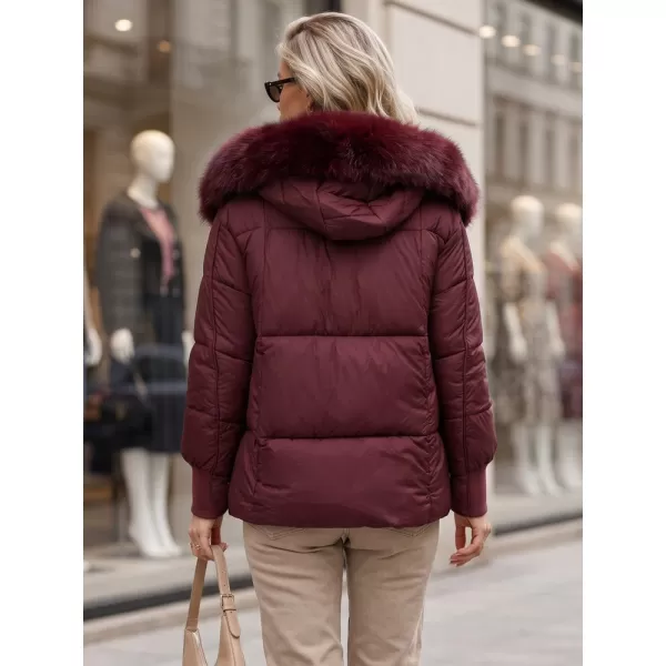  Dámska bunda DSTREET TY6003 BORDOVÁ 