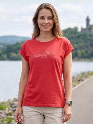 Dámske outdoorové tričko ALPINE PRO NOGERA 2 RASPBERRY VARIANT PC
