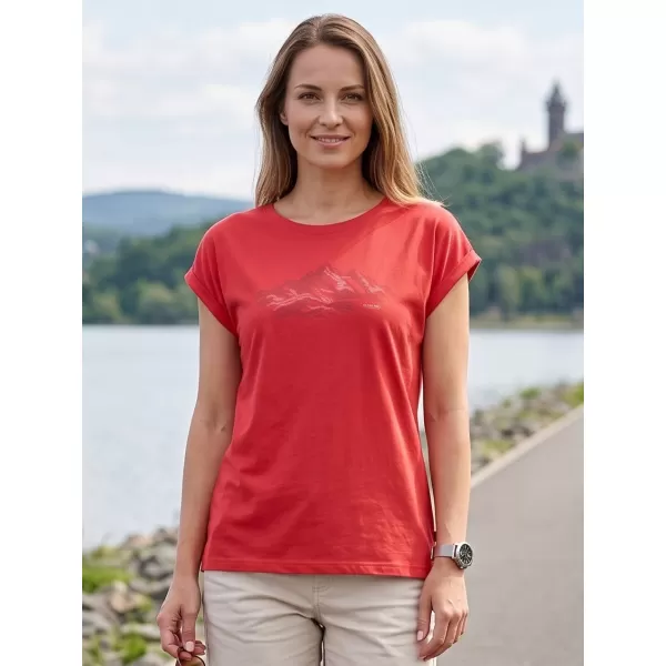 Dámske outdoorové tričko ALPINE PRO NOGERA 2 RASPBERRY VARIANT PC 