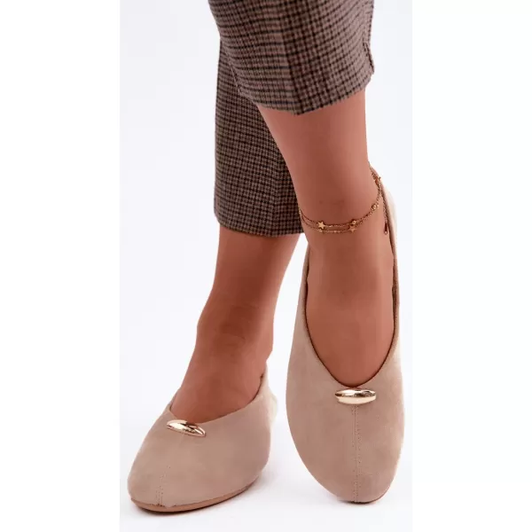  Dámske baleríny BOTO JH607P BEIGE 