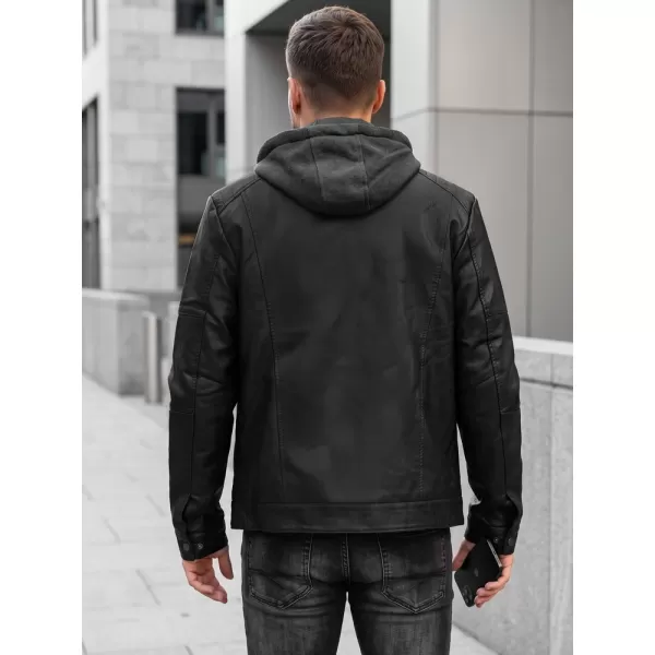  Pánska bunda DSTREET TX5147 ČIERNA 