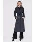 Dámsky kabát OMBRE OW-CT-E0005 DARK GREY