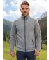 Pánska micro fleece mikina MALFINI FACTOR 852 STRIEBORNÝ MELÍR