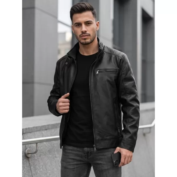  Pánska bunda DSTREET TX5149 ČIERNA 