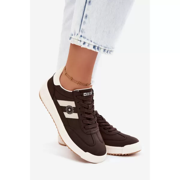  Dámske tenisky BIG STAR SHOES UU274024 BROWN/BEIGE 