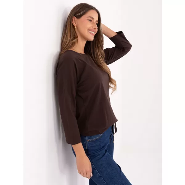  Dámska blúzka BASIC FEEL GOOD RV-BZ-4691.40P DARK BROWN 