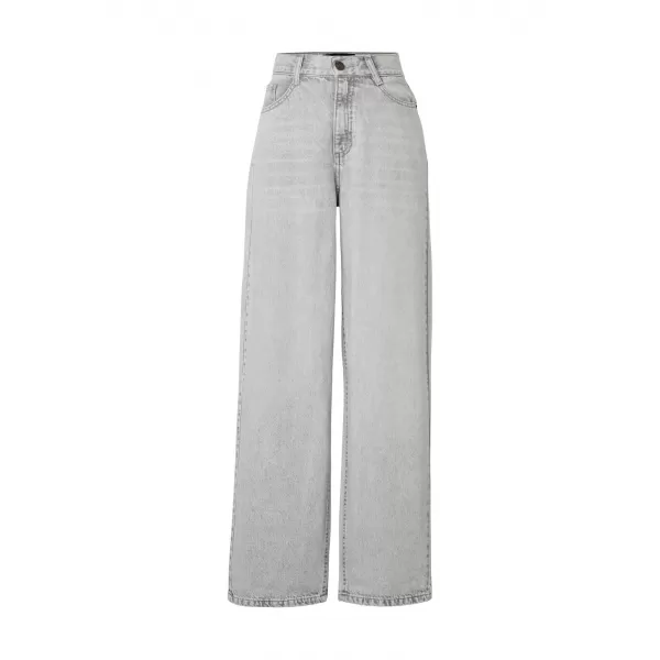 Dámske nohavice URBAN CLASSICS TB4524 LIGHT SILVER GREY WASHED 