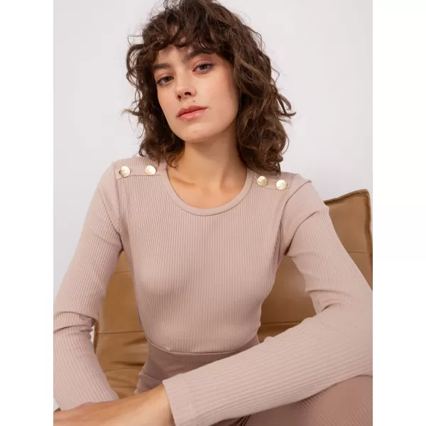  Dámska blúzka BASIC FEEL GOOD RV-BZ-9204.40X BEIGE 