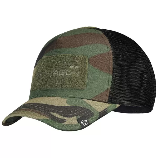  Šiltovka PENTAGON DELTA TACTICAL BB MESH K13069-CAMO WOODLAND 