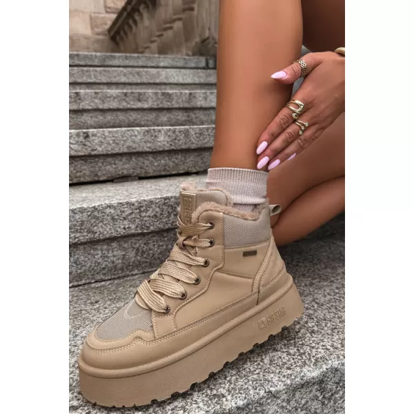  Dámske snehule BIG STAR SHOES UU274166 BEIGE 
