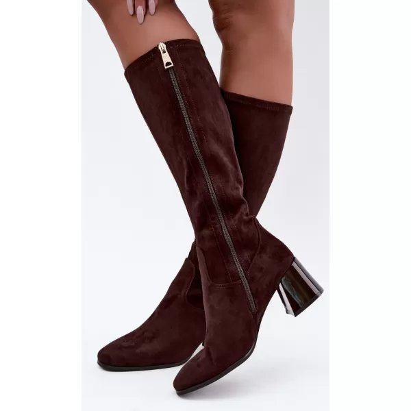 Dámske čižmy VINCEZA 58697 BROWN 