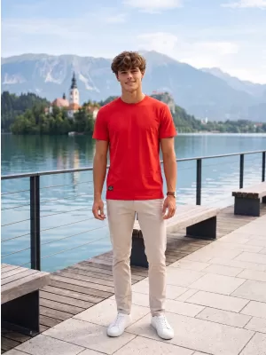 Pánske tričko ALTISPORT NP/ALMST20001 SCARLET RED