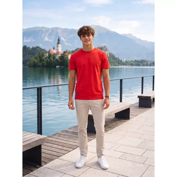  Pánske tričko ALTISPORT NP/ALMST20001 SCARLET RED 