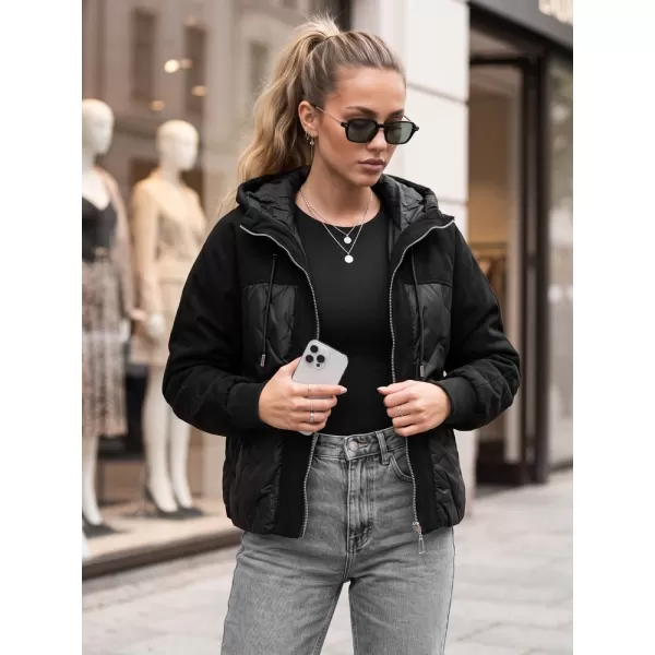  Dámska bunda DSTREET TY6093 ČIERNA 