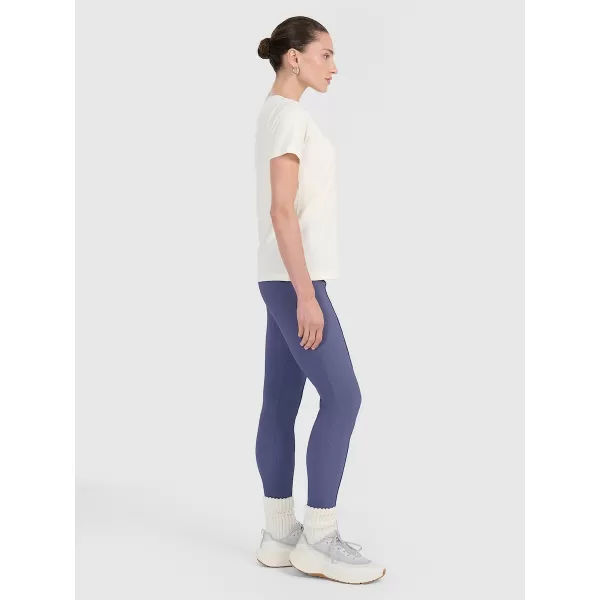  Dámske legíny 4F WAW25TTIGF237 DENIM 