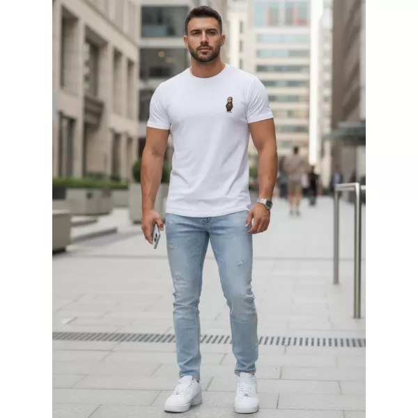  Pánske tričko DSTREET NX5101R-WH BIELA 