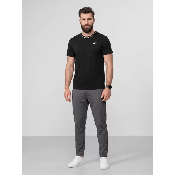  Pánske tričko 4F WAW25TTSHM2373 DEEP BLACK 