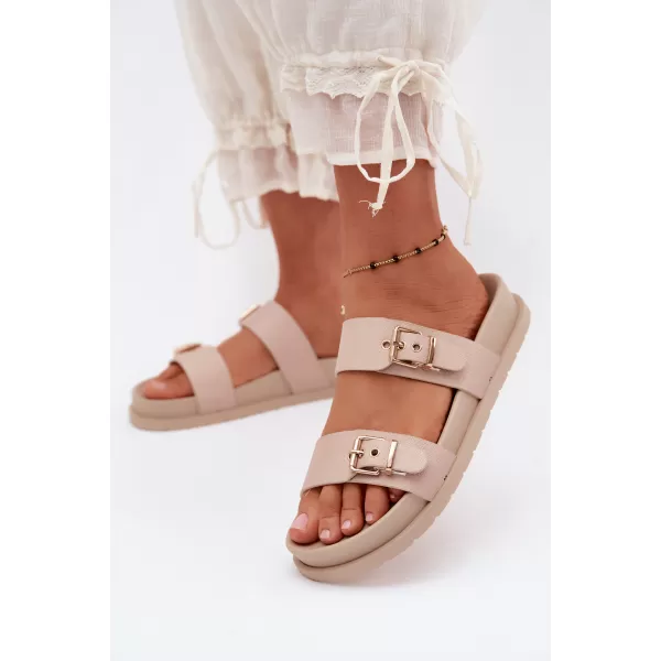  Dámske šľapky BOTO LS-873-02 BEIGE 