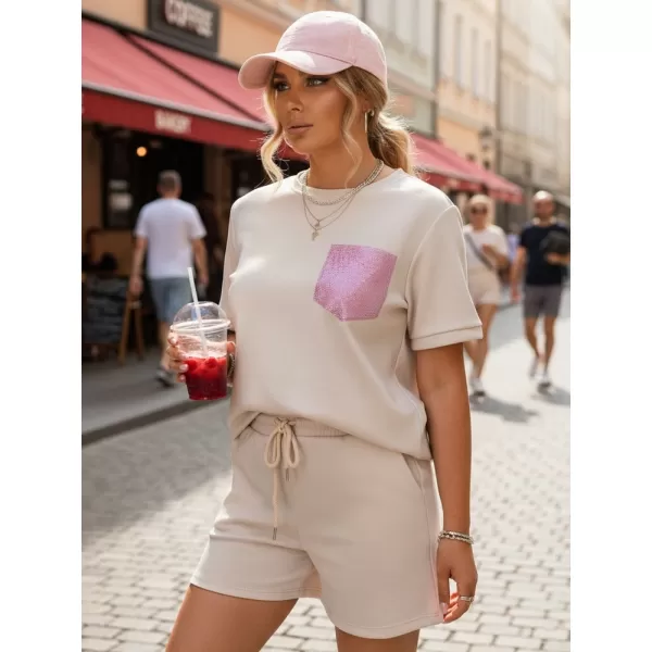  Dámske súpravy DSTREET AY1187 BÉŽOVÁ 