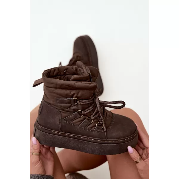  Dámske topánky BIG STAR SHOES UU274191 BROWN/BEIGE 