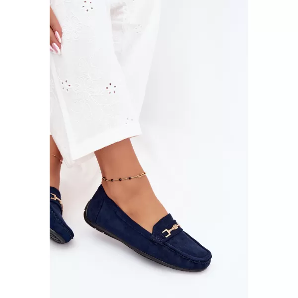  Dámske mokasíny BOTO FT247 NAVY BLUE 