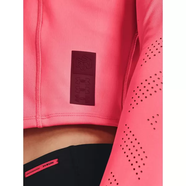  Dámske tričko UNDER ARMOUR UA RUN ANYWHERE LASER LS 1365641-819 RUŽOVÁ 