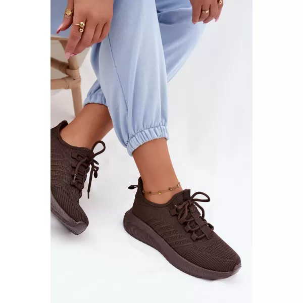  Dámske tenisky BIG STAR SHOES UU274055 BROWN/BEIGE 