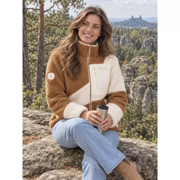  Dámska fleece mikina ALTISPORT IVONA BÉŽOVÁ 