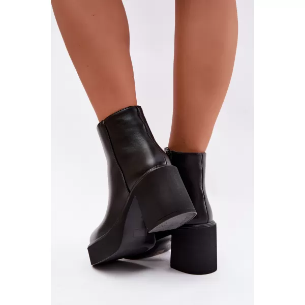 Dámske členkové topánky BOTO 5303 BLACK 