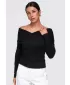 Dámska blúzka OMBRE OW-TS-E0088 BLACK