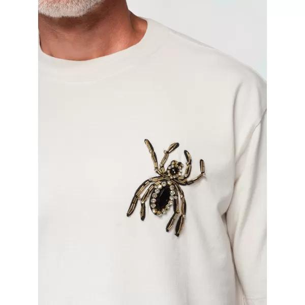  Pánske tričko OMBRE OM-TSCT-0277 OFF-WHITE 