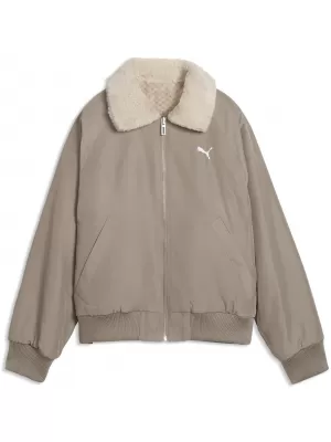 Dámska bunda PUMA REVERSIBLE BLOUSON HIGH LOFT LINING JACK 69456681 MOUSE GRAY