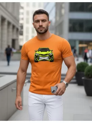 Pánske tričko DSTREET NX5015R-OR ORANŽOVÁ
