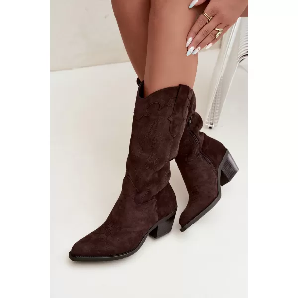  Dámske čižmy BOTO 2559A-1 BROWN 