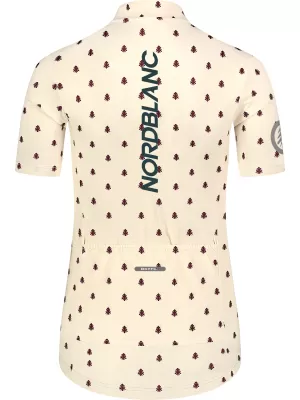 Dámsky cyklo dres NORDBLANC TREES NBSLF8085 BÉŽOVÁ