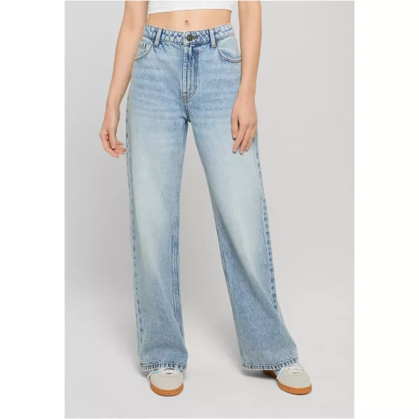  Dámske nohavice URBAN CLASSICS TB8141 DIRTY LIGHT BLUE ACID WASHED 