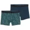 Pánske boxerky PUMA MEN GRAPHICAL PRINT BOXERS 2P 94780403 GREEN COMBO